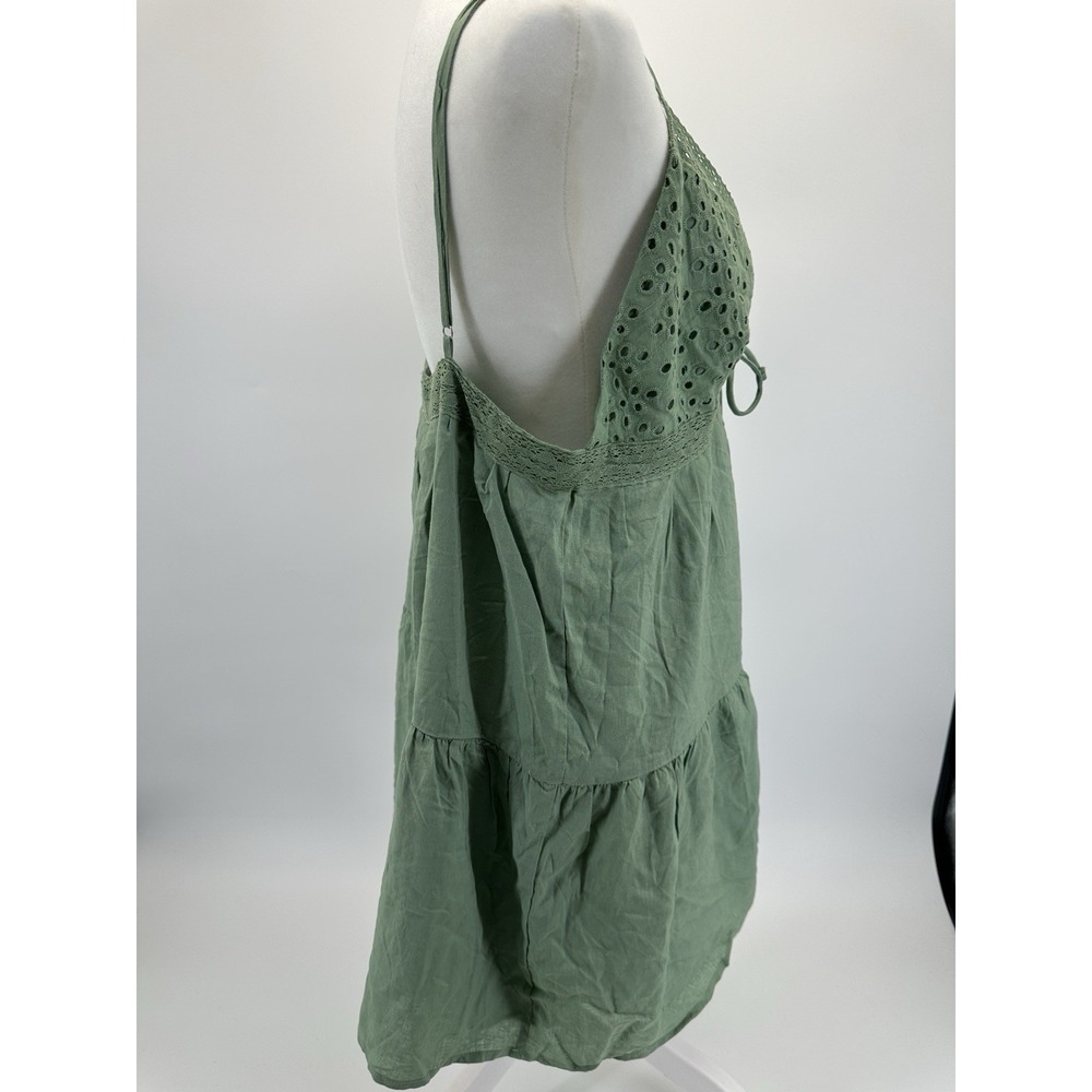Your FavoriteYour Favorite Eyelet Babydoll Mini Dress, Pacsun Size XL - Picture 6 of 7